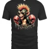 Punk Primate Punch Tee - black t-shirt on white background