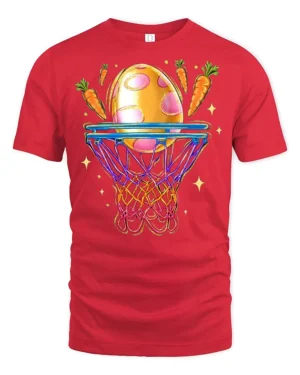 Easter Slam Dunk T-Shirt - red t-shirt on white background