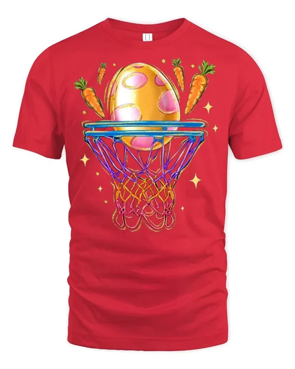 Easter Slam Dunk T-Shirt - red t-shirt on white background